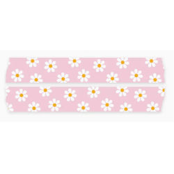 WASHI TAPE Marguerites Roses