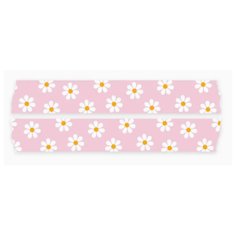 WASHI TAPE Marguerites Roses