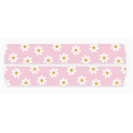 WASHI TAPE Marguerites Roses