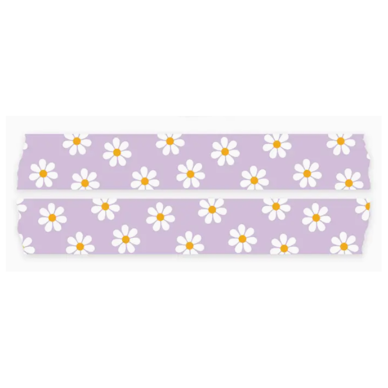 WASHI TAPE Marguerites Lilas