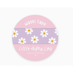 WASHI TAPE Marguerites Lilas