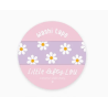WASHI TAPE Marguerites Lilas