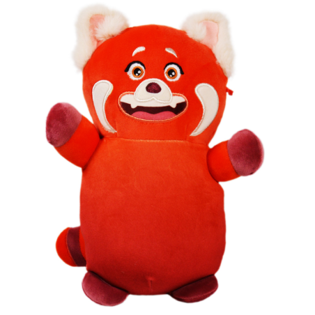 ALERTE ROUGE  -  DISNEY PIXAR  -  SQUISHMALLOWS - PELUCHE HUGMEE - MEI PANDA ROUX (25 CM)