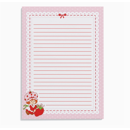 Bloc-notes Charlotte aux Fraises Berry Pretty