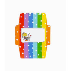 Carnet Brite & Mini Courriers des Meilleurs Amis Arc-en-ciel