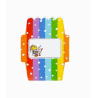 Carnet Brite & Mini Courriers des Meilleurs Amis Arc-en-ciel