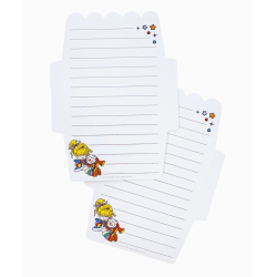 Carnet Brite & Mini Courriers des Meilleurs Amis Arc-en-ciel