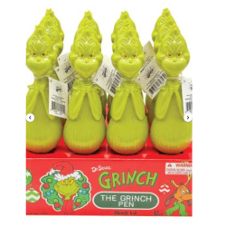 Stylo bille en forme du personnage Le Grinch