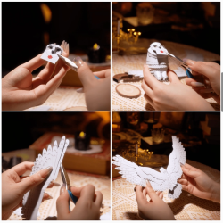 Hedwige - Puzzle Métallique 3D - Harry Potter