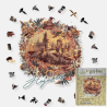 Puzzle en bois Château de Poudlard Harry Potter - Style romantique