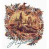 Puzzle en bois Château de Poudlard Harry Potter - Style romantique