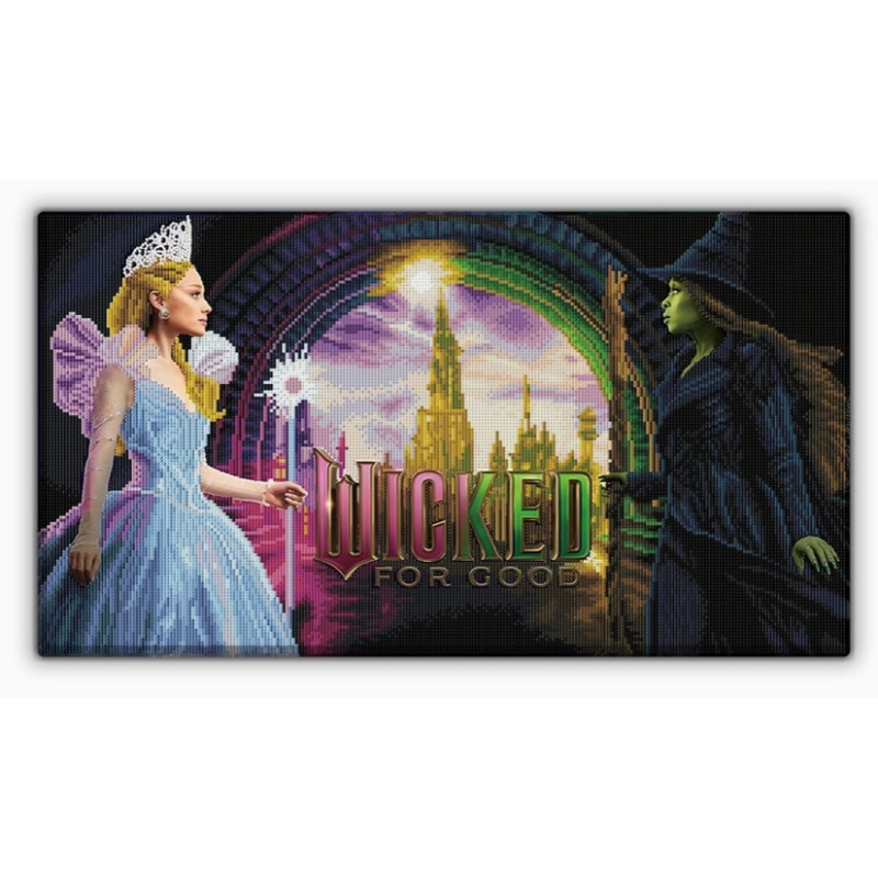Wicked : Amitié enchantée - Kit de peinture au diamant
