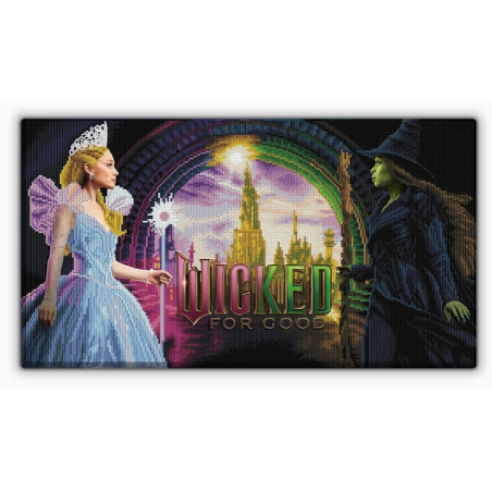 Wicked : Amitié enchantée - Kit de peinture au diamant
