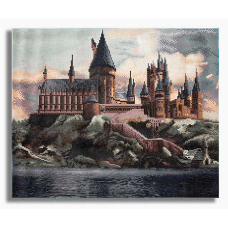 Kit de peinture au diamant Château de Poudlard - Harry Potter