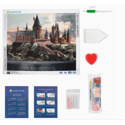 Kit de peinture au diamant Château de Poudlard - Harry Potter