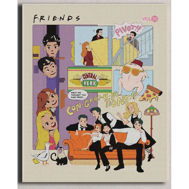 Kit de diamant peintures « Friends Forever » - Friends