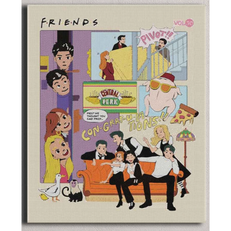 Kit de diamant peintures « Friends Forever » - Friends