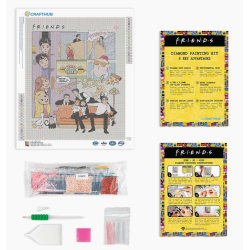 Kit de diamant peintures « Friends Forever » - Friends