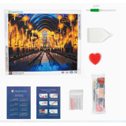 Le Grand Hall - Kit de Peinture au Diamant - Harry Potter