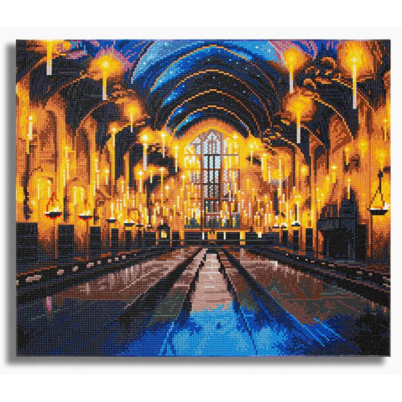 Le Grand Hall - Kit de Peinture au Diamant - Harry Potter
