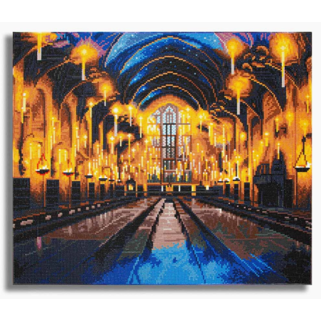 Le Grand Hall - Kit de Peinture au Diamant - Harry Potter
