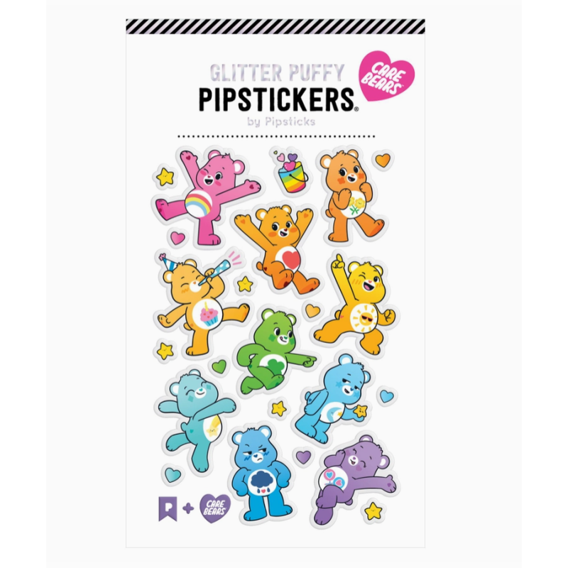 Stickers Puffy Scintillant Bisounours  Rainbow Friends