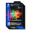 Sets de 60 feutres pigment brush pen 371 Staedtler