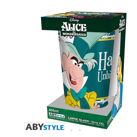 Verre XXL Disney Alice au pays des merveilles - Joyeux non-anniversaire