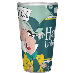 VERRE JOYEUX NON ANNIVERSAIRE ALICE AUX PAYS DES MERVEILLES DISNEY