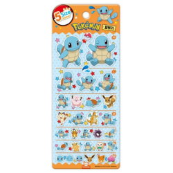 Feuille d'autocollants Carapuce - Pokémon