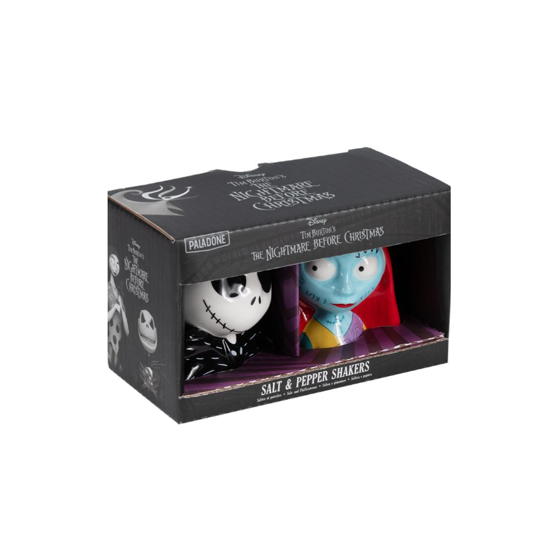 Set Salière et Poivrière Jack & Sally - ETRANGE NOEL DE MONSIEUR JACK DISNEY