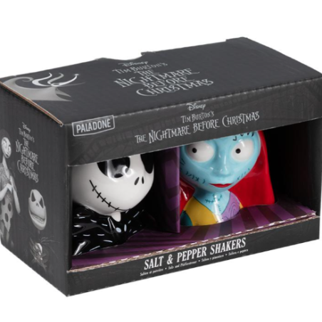 Set Salière et Poivrière Jack & Sally - ETRANGE NOEL DE MONSIEUR JACK DISNEY