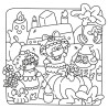 Coloriage Cozy colo Didi Plums - Tour du monde