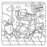 Coloriage Cozy colo Didi Plums - Tour du monde