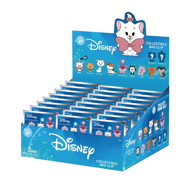 Blind Box Bag Clip 3D Foam Chats Disney