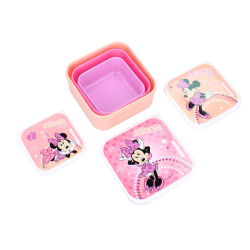 Boîtes à Snacks X 3 pcs Minnie - Disney