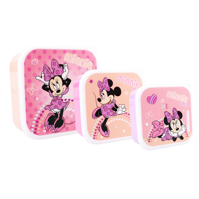 Boîtes à Snacks X 3 pcs Minnie - Disney