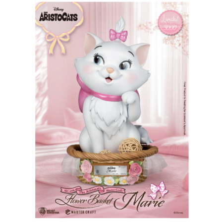 Statuette Master Craft 32.9cm - Flower Basket Marie - Les Aristochats - Disney