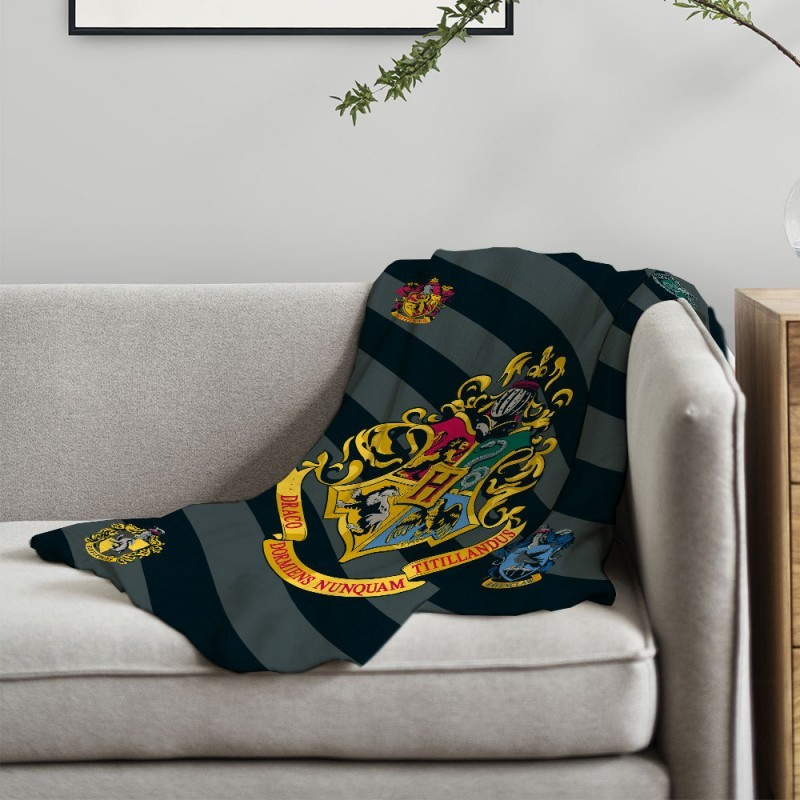 Plaid blason Poudlard Harry Potter