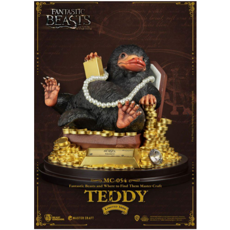 LES ANIMAUX FANTASTIQUES - Teddy - Statuette Master Craft 21cm