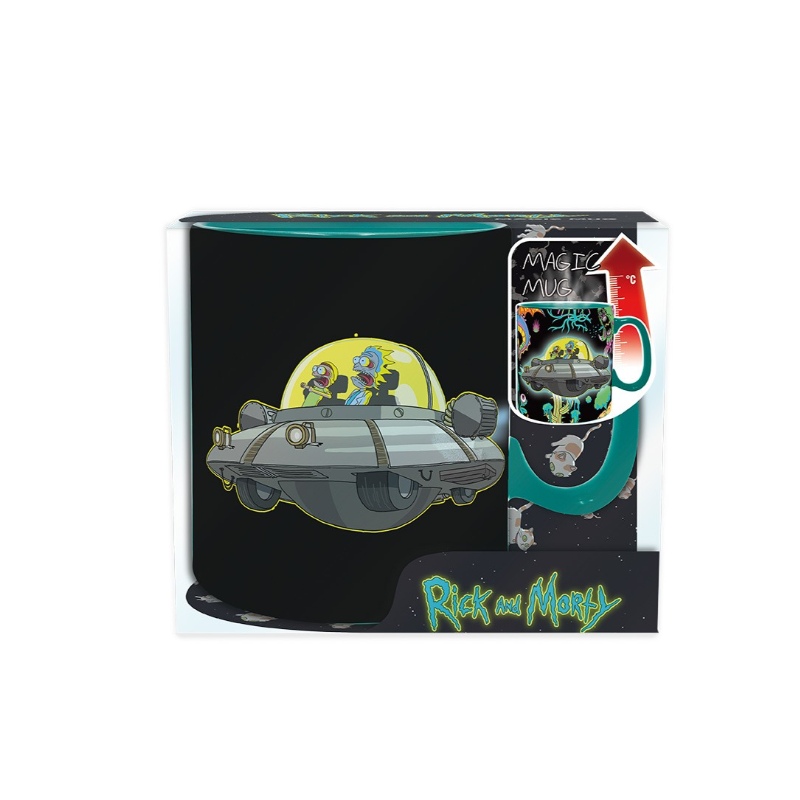 Mug thermoréactif RICK & MORTY Vaisseau Spatial