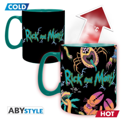 Mug thermoréactif RICK & MORTY Vaisseau Spatial