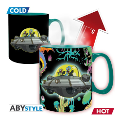 Mug thermoréactif RICK & MORTY Vaisseau Spatial