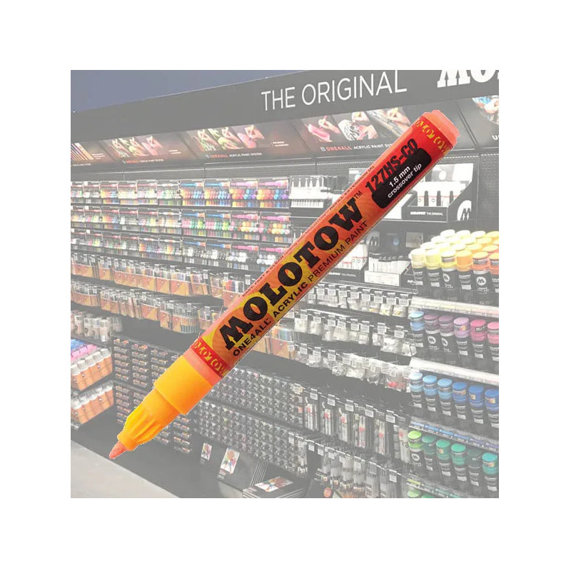 Molotow Acrylic Marker One4All 1,5mm 218 Neon Orange Fluorescent