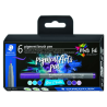 Sets de 6 feutres pigment brush pen 371 Staedtler Blues & Violets