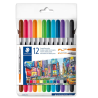 Lot 12 feutres à eau double pointes STAEDTLER Essentiel 3200