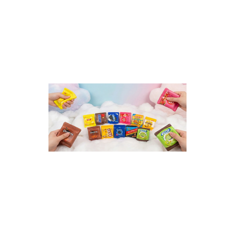 Blind Box Squishy de snacks moelleux