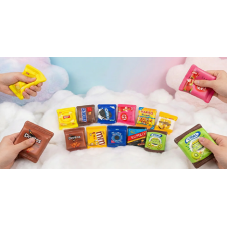 Blind Box Squishy de snacks moelleux
