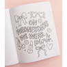 Livre de coloriage pour amoureux des comédies romantiques