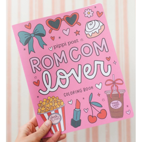 Livre de coloriage pour amoureux des comédies romantiques